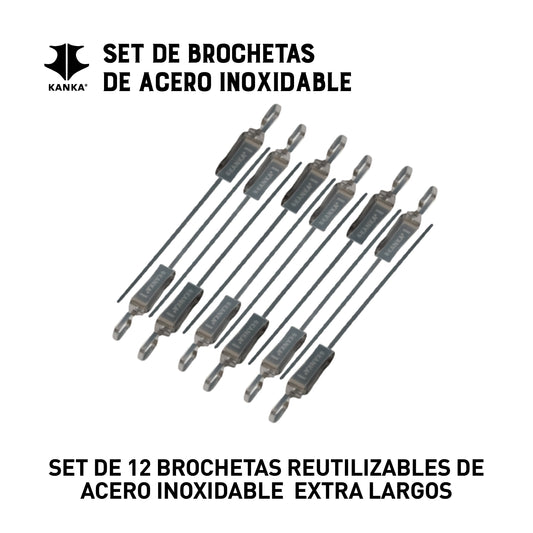 SET DE 12 BROCHETAS