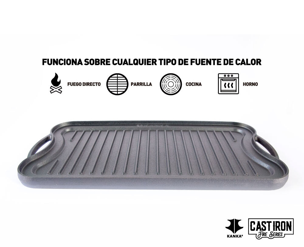PLANCHA REVERSIBLE CAST IRON