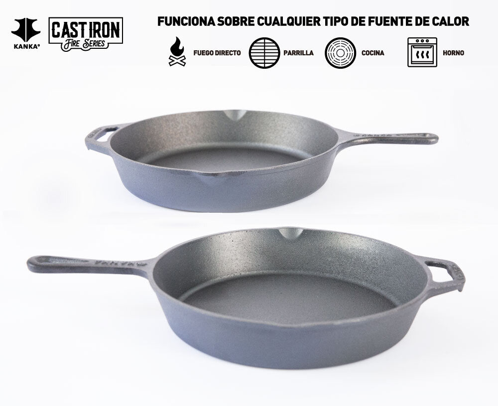 SET DE SARTENES CAST IRON