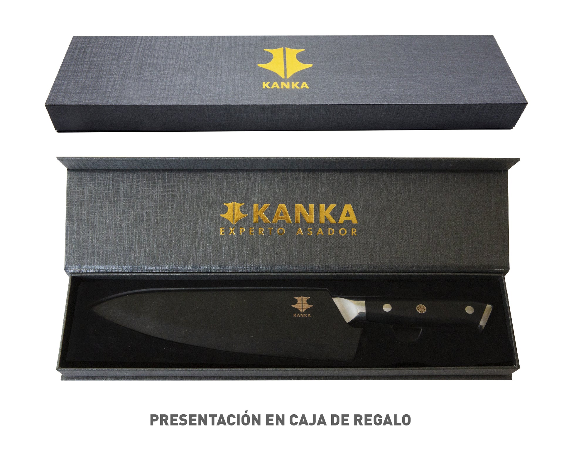 CUCHILLO ACERO DAMASCO XL - KANKA.cl