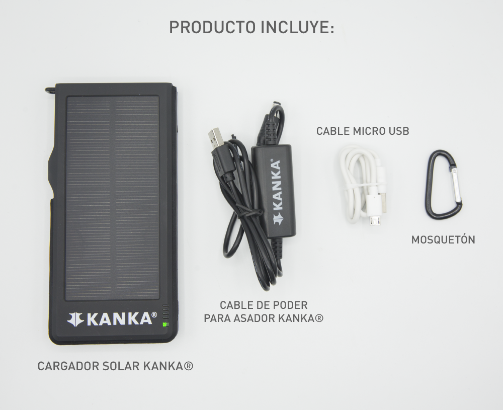 BATERÍA RECARGABLE + SOLAR - KANKA.cl