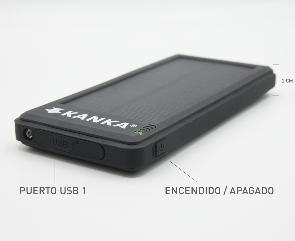 BATERÍA RECARGABLE + SOLAR - KANKA.cl