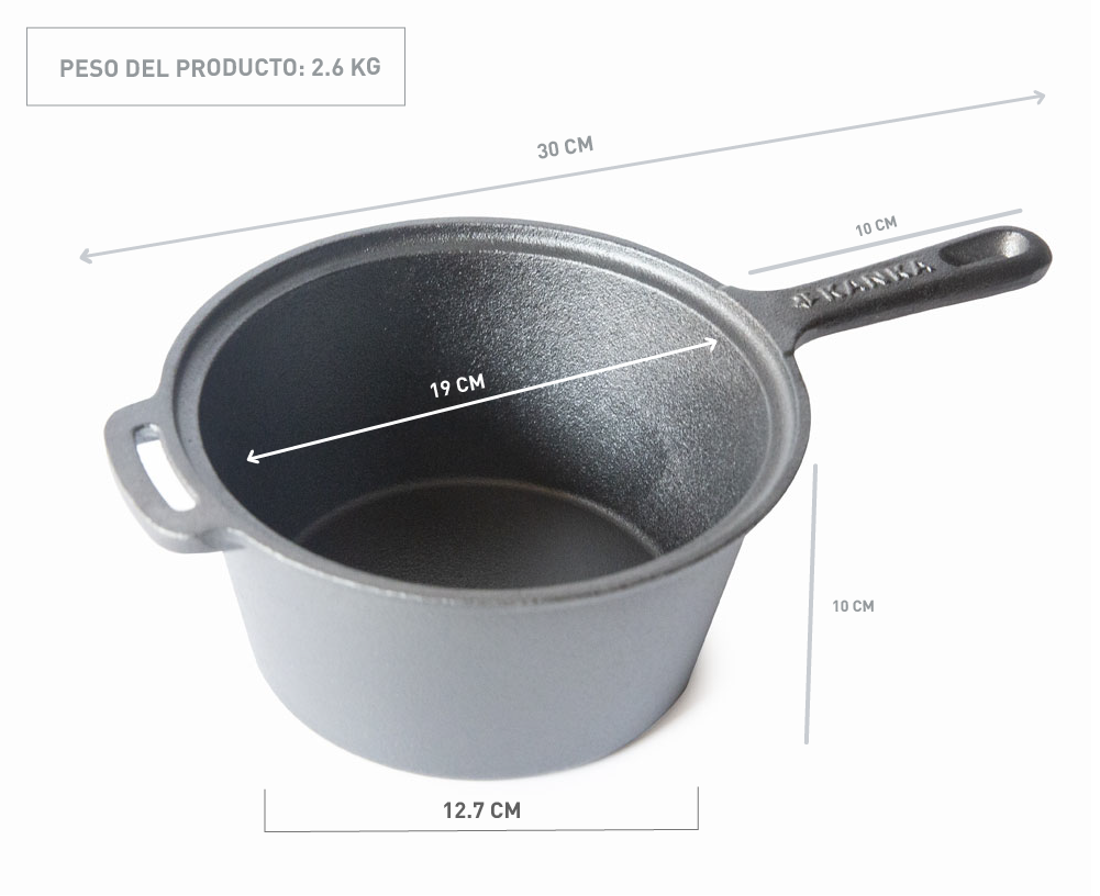 OLLA 1.2 Lts CAST IRON