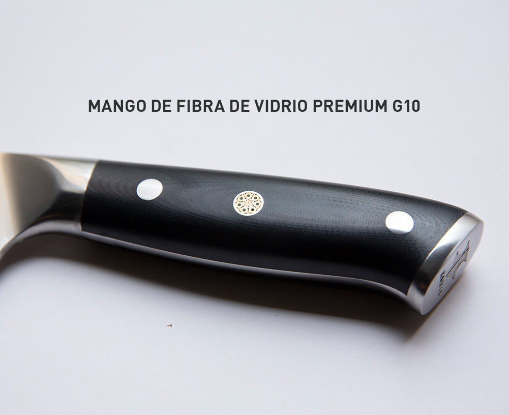 CUCHILLO MULTI USO ACERO DAMASCO (MARTILLADO)