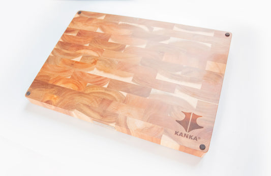 TABLA REVERSIBLE XL + CUCHILLO CHEF 8" DAMASCO + GARRAS