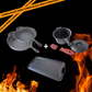 SET SARTENES + PLANCHA REVERSIBLE + OLLA SALSERA