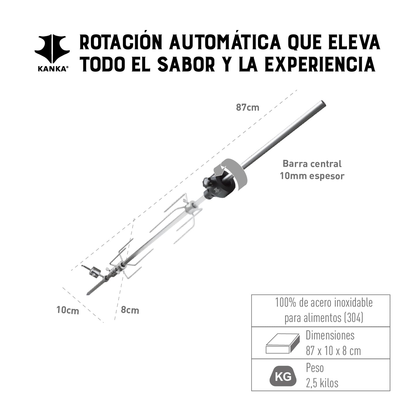 ADAPTADOR PARRILLAS A GAS