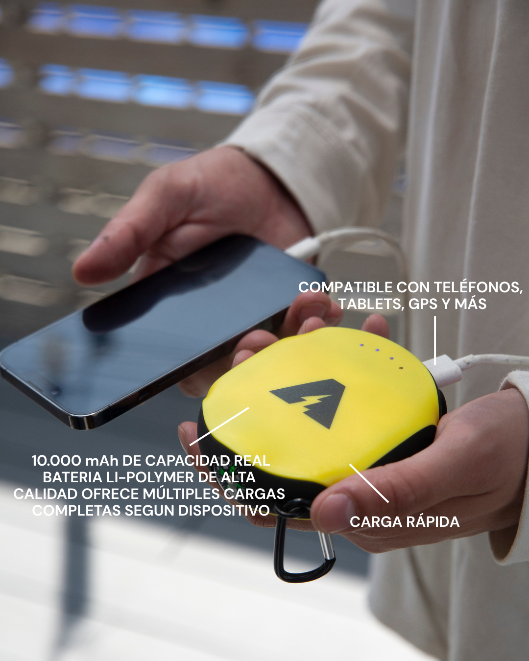 BATERÍA RECARGABLE 10.000 mAh