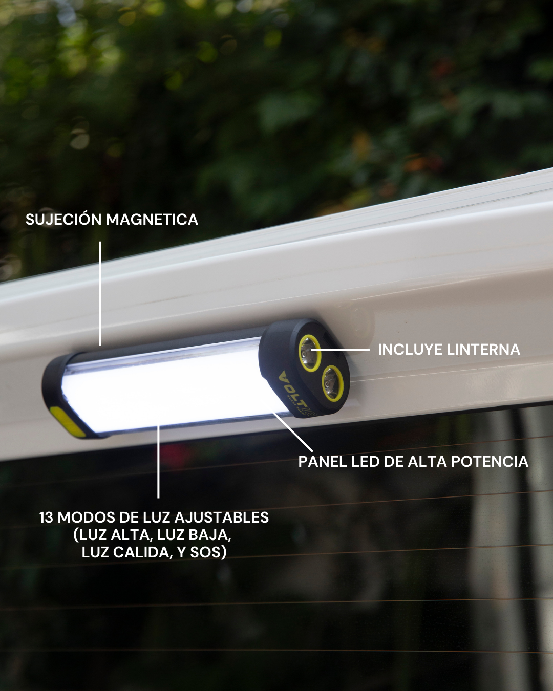 LÁMPARA LED CON BATERÍA 6.000 mAh