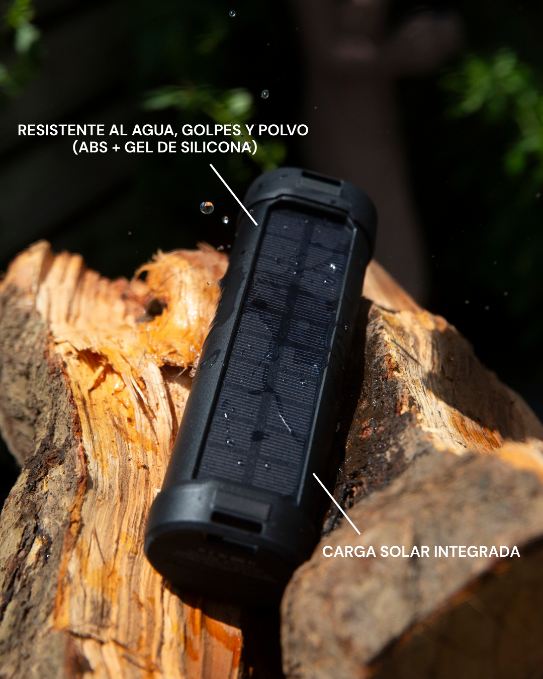 LÁMPARA LED CON BATERÍA 6.000 mAh