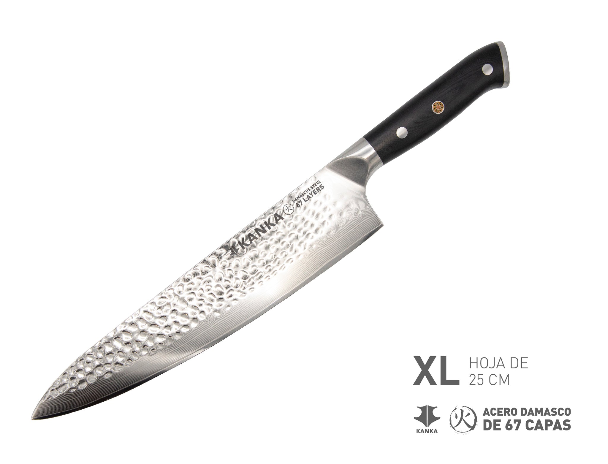 CUCHILLO ACERO DAMASCO XL