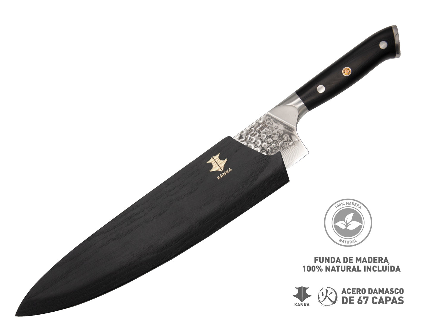 CUCHILLO ACERO DAMASCO XL