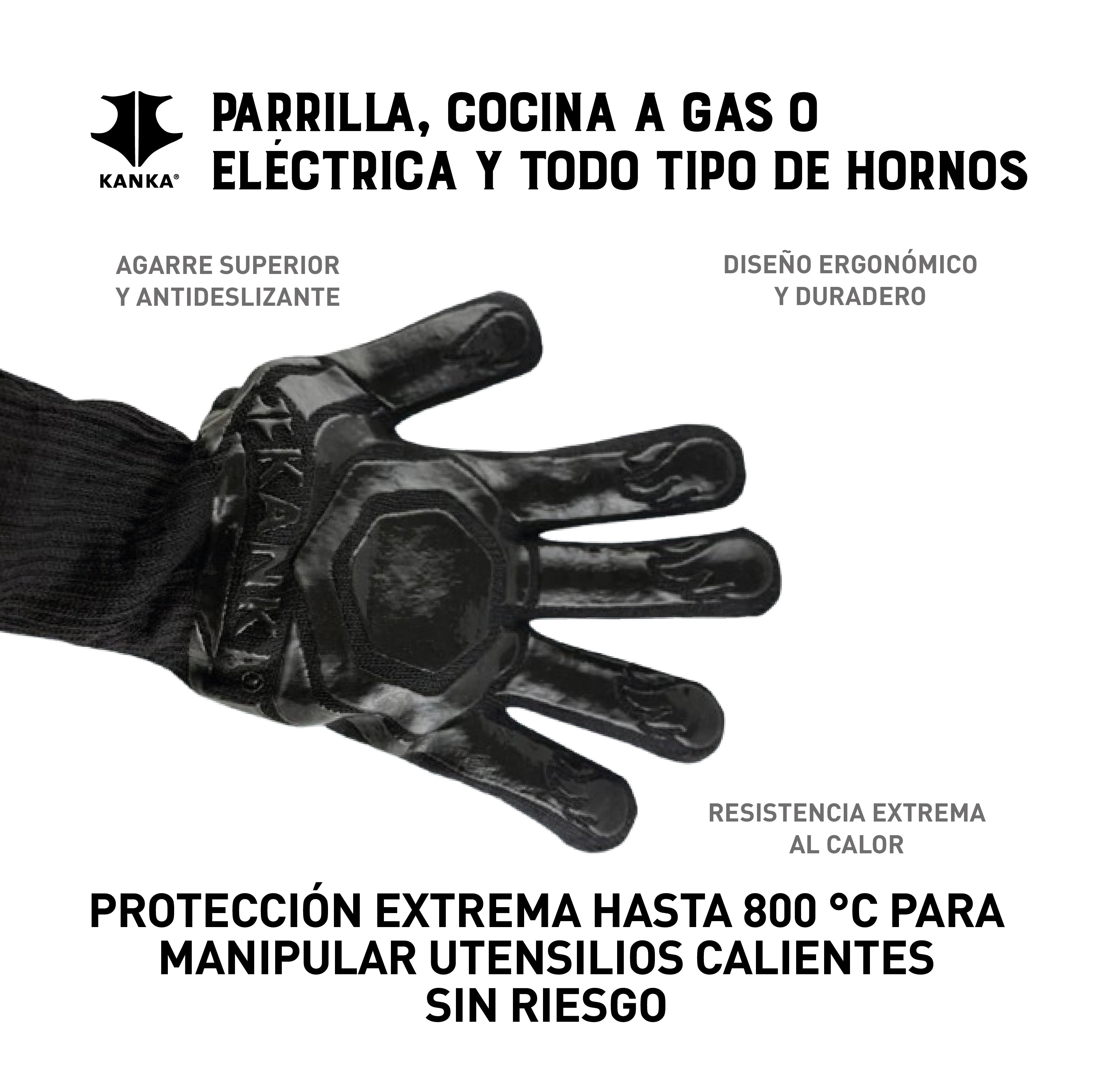 GUANTES PARA ALTA TEMPERATURA KANKA
