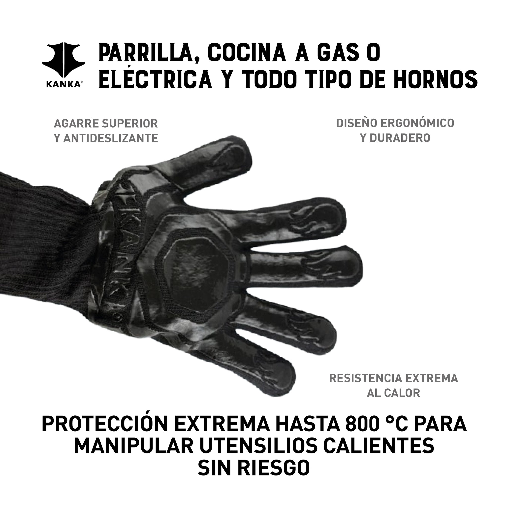 GUANTES PARA ALTA TEMPERATURA KANKA