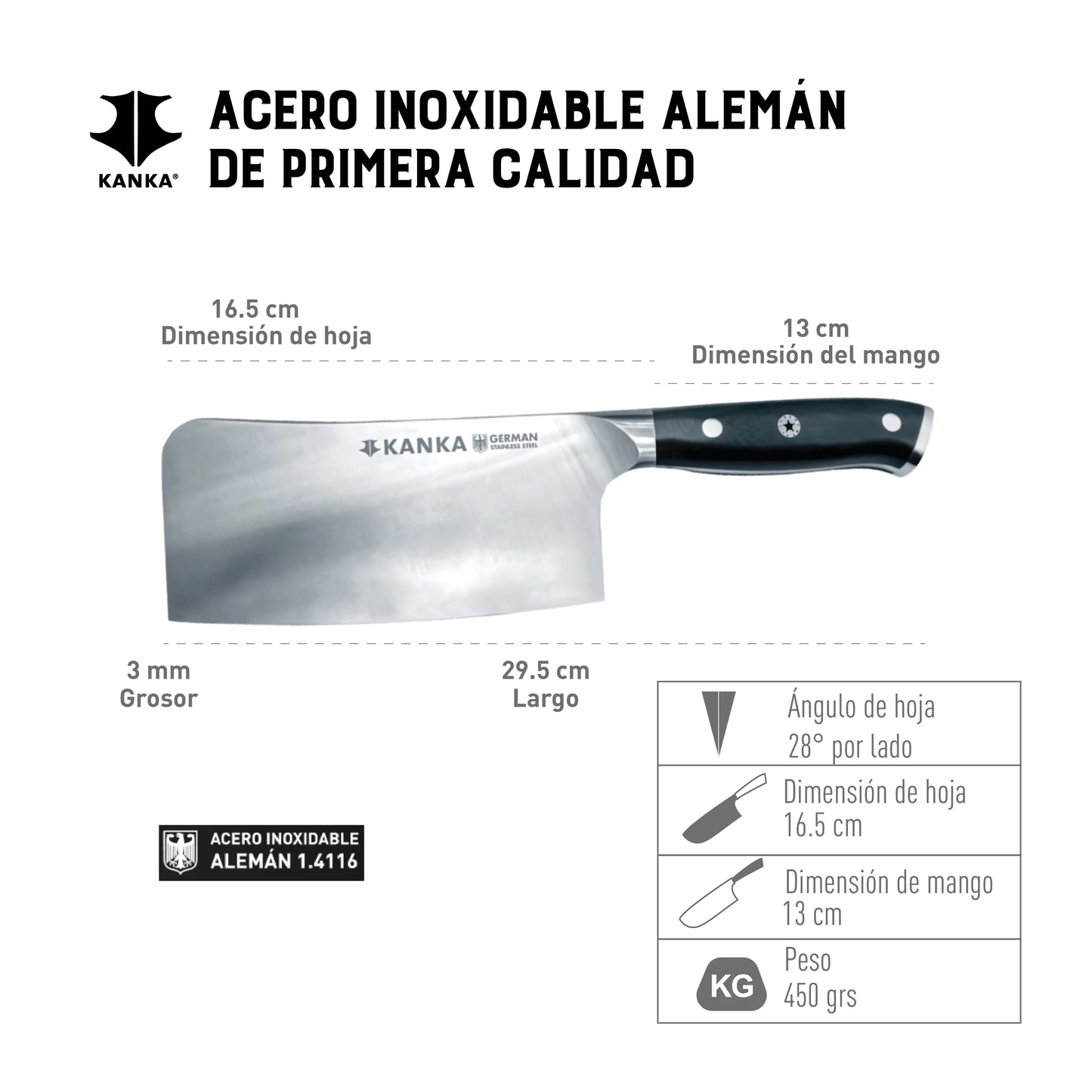 HACHA PROFESIONAL KANKA