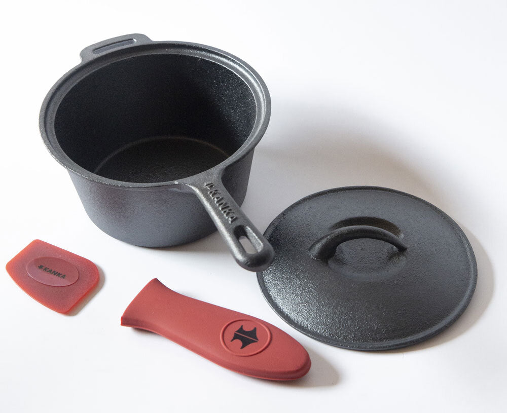 SET SARTENES + PLANCHA REVERSIBLE + OLLA SALSERA