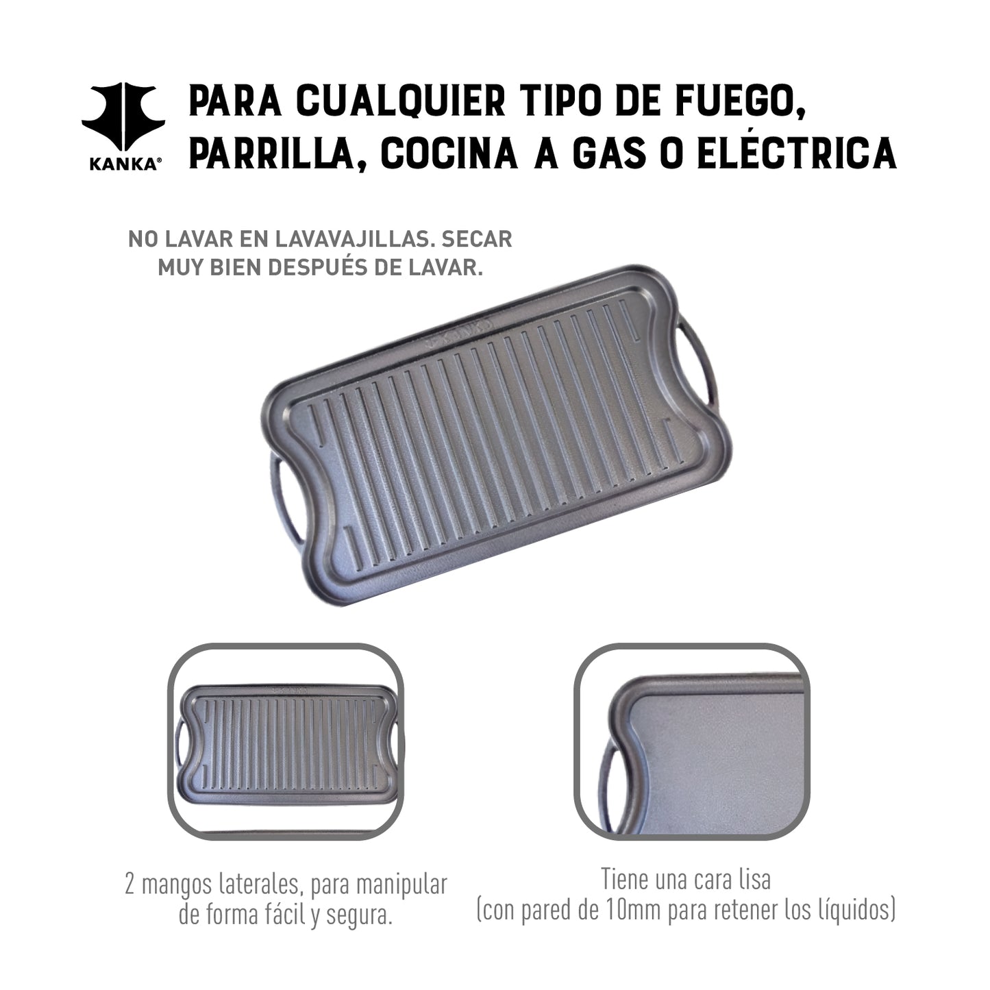 PLANCHA REVERSIBLE CAST IRON