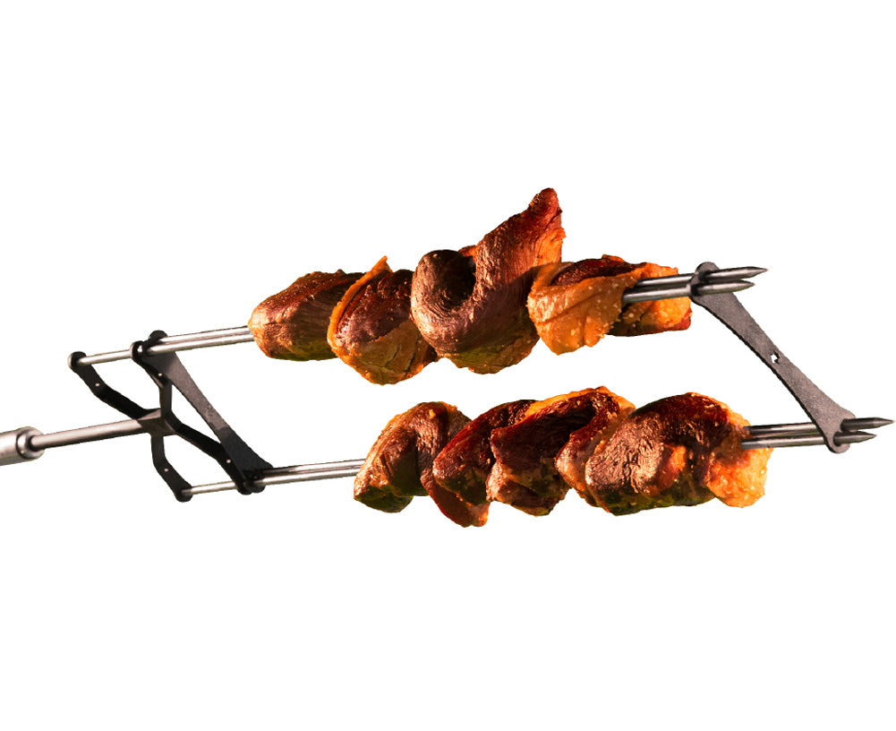 PREVENTA ASADOR KANKA + BASE PARA PISOS DUROS + DOBLE VARA