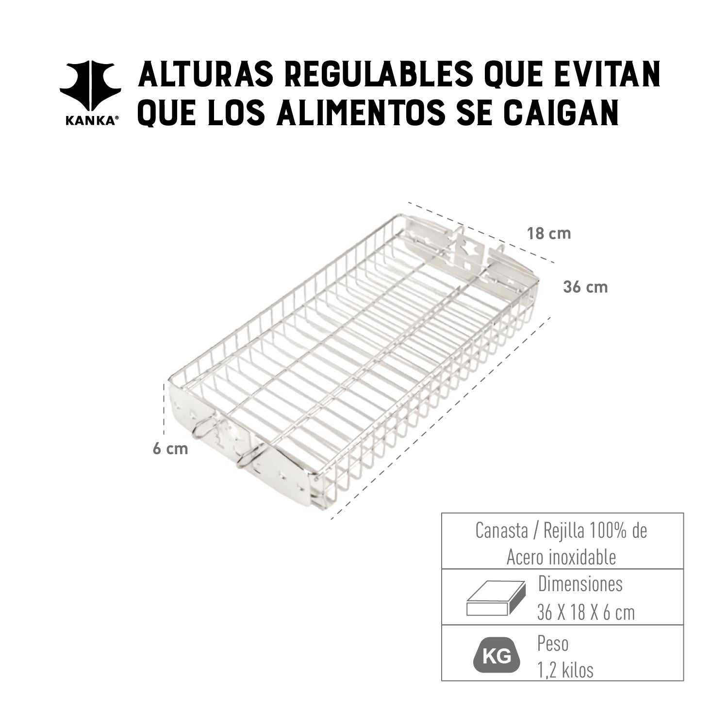 REJILLA PARA ALIMENTOS