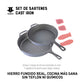 SET DE SARTENES CAST IRON