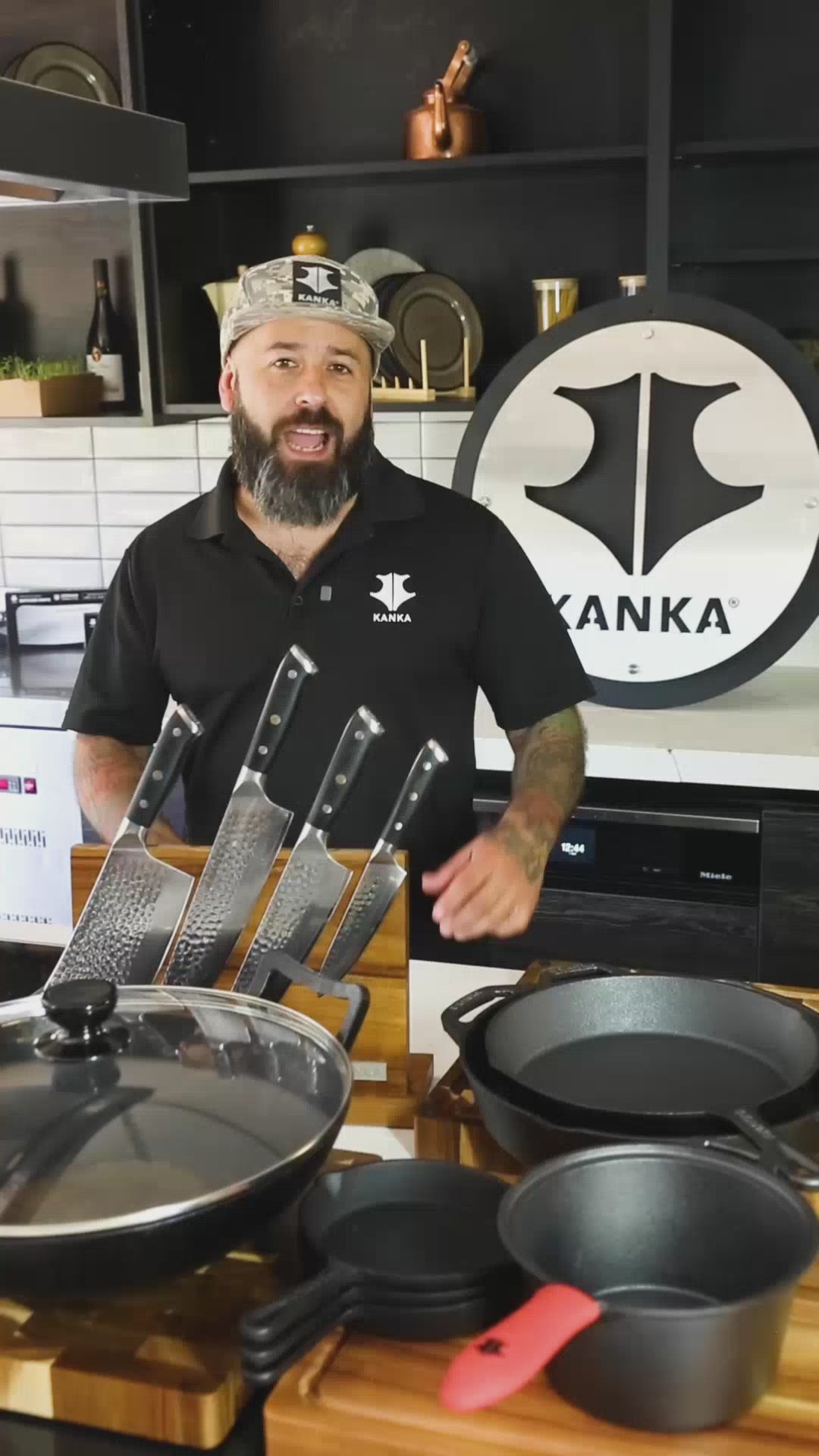 SET DE SARTENES CAST IRON
