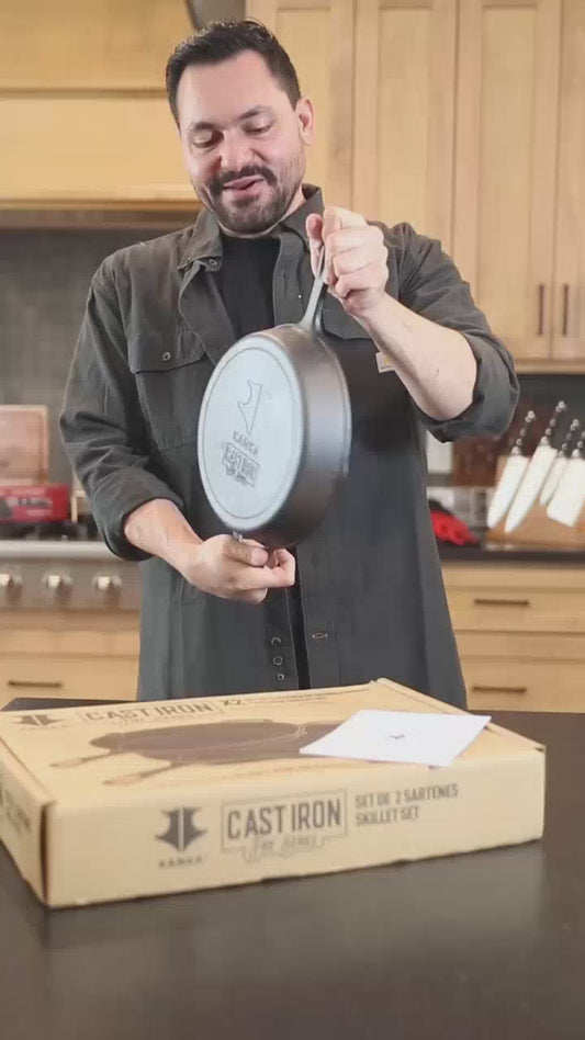 SET DE SARTENES CAST IRON