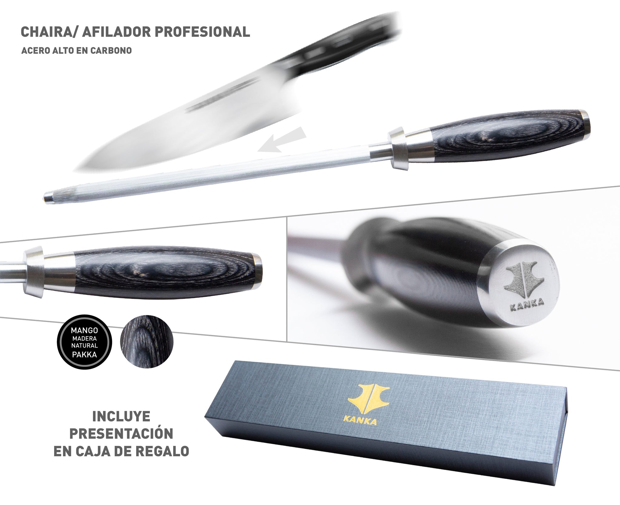 CHAIRA / AFILADOR (MANGO PAKKA)