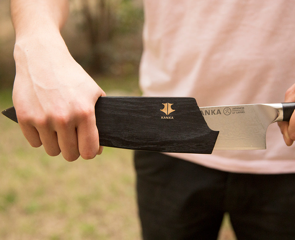 CUCHILLO ACERO DAMASCO XL - KANKA.cl 