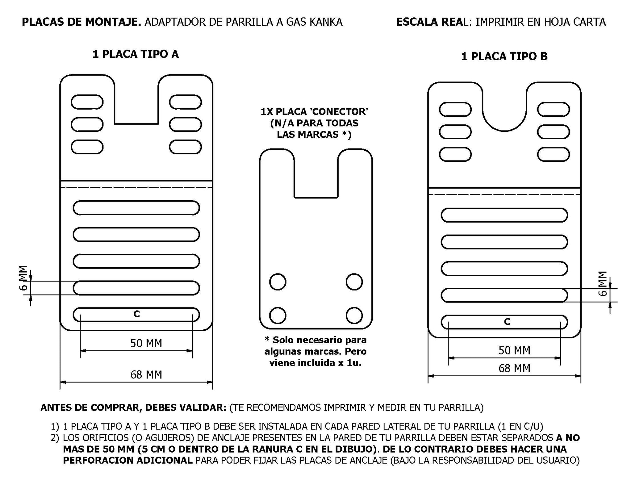 ADAPTADOR PARRILLAS A GAS - KANKA.cl 