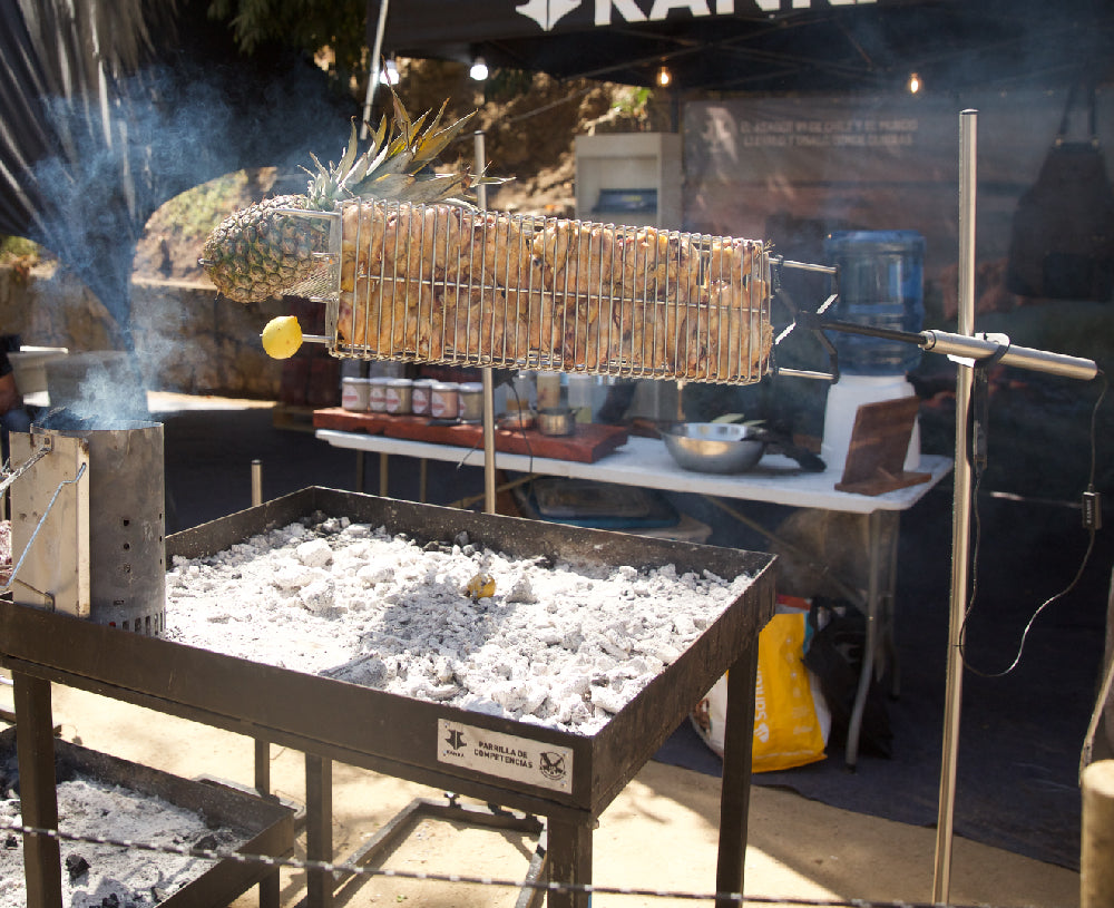 PARRILLA DE COMPETENCIAS - GRILLA DE ACERO INOXIDABLE - KANKA.cl 